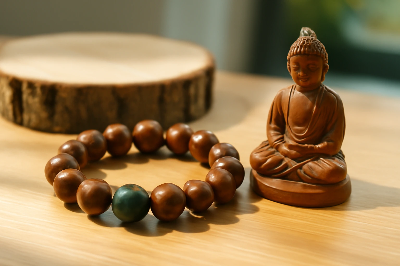 Gỗ thật, gỗ ép, nhựa giả gỗ trên tượng và vòng phong thủy: nhận biết bằng mắt, mũi và trọng lượng