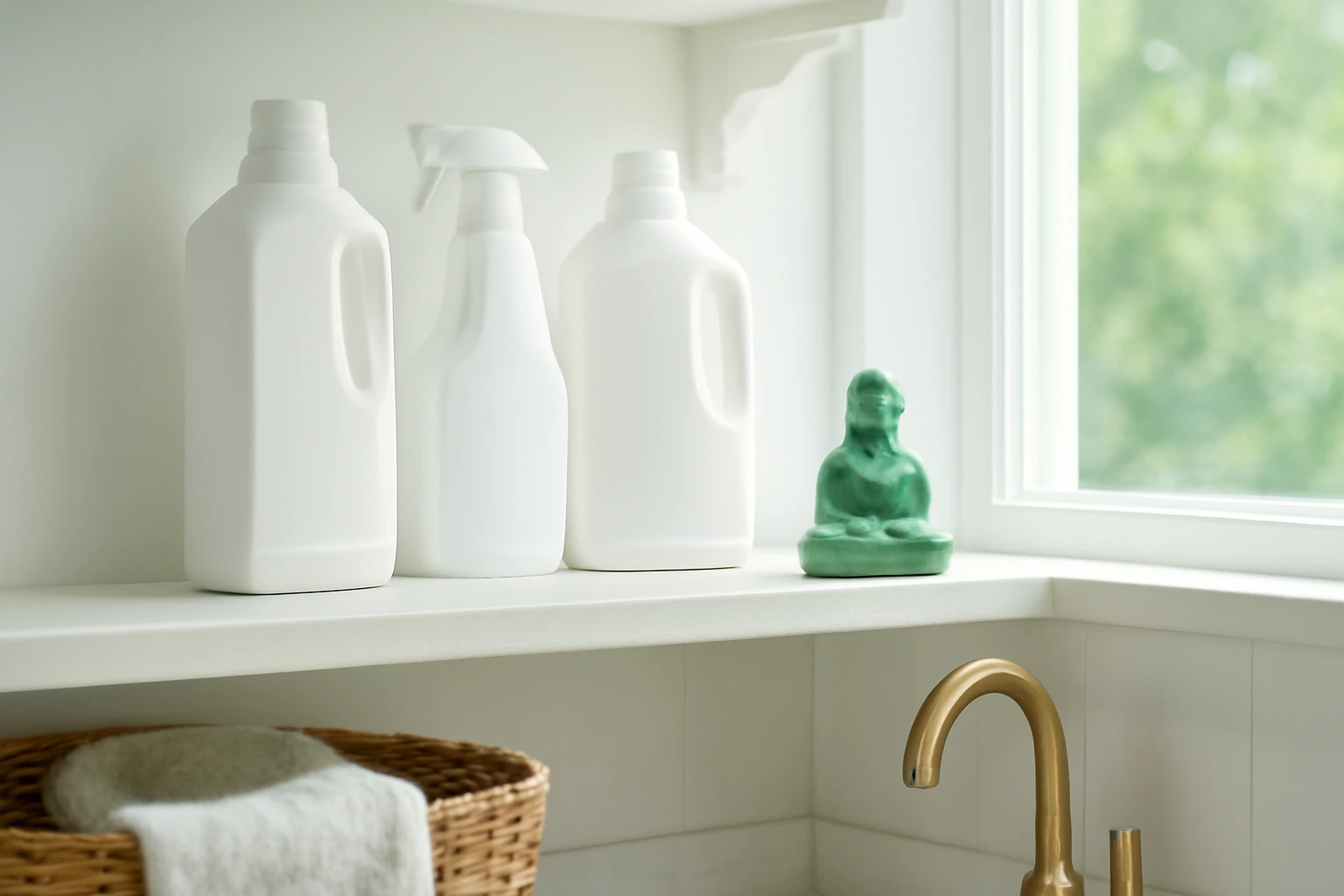 Hóa chất tẩy rửa trong nhà và vật phẩm phong thủy: chất nào hại đồng, đá, gỗ và vì sao không trộn hai chất tẩy
