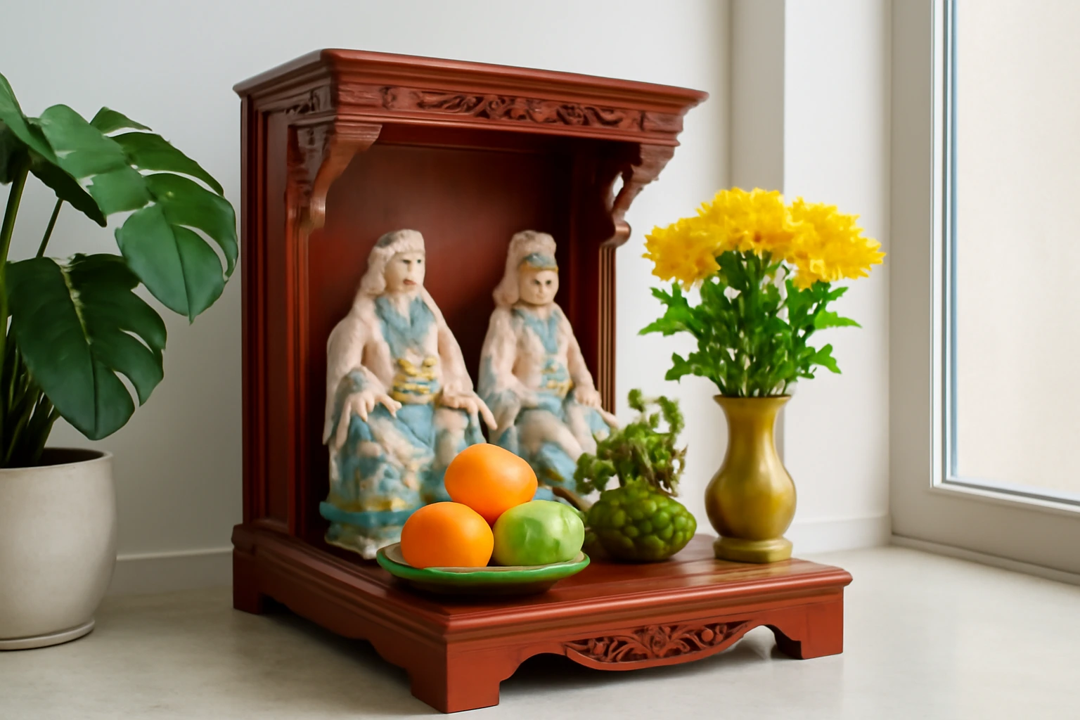 Tượng Thần Tài, Thổ Địa cho cửa hàng: chọn cỡ, chọn chất liệu và giữ sự trang nghiêm